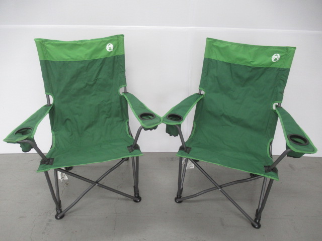 Coleman（コールマン） ハイバックリラックスチェア グリーン 2脚セット