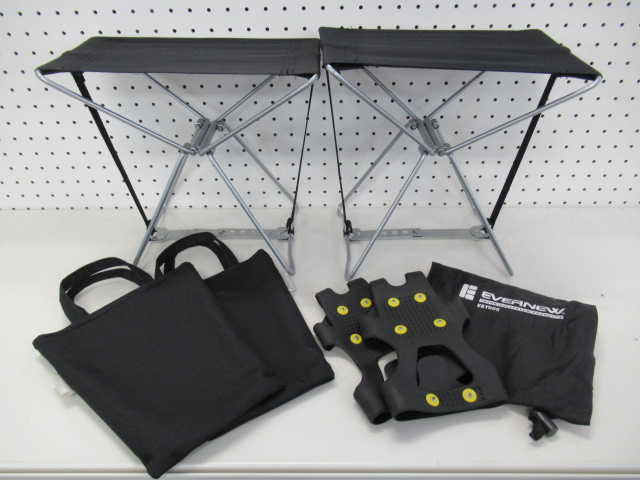 その他ブランド TRUNKIN フォールディングスツール2点+スノースパイク