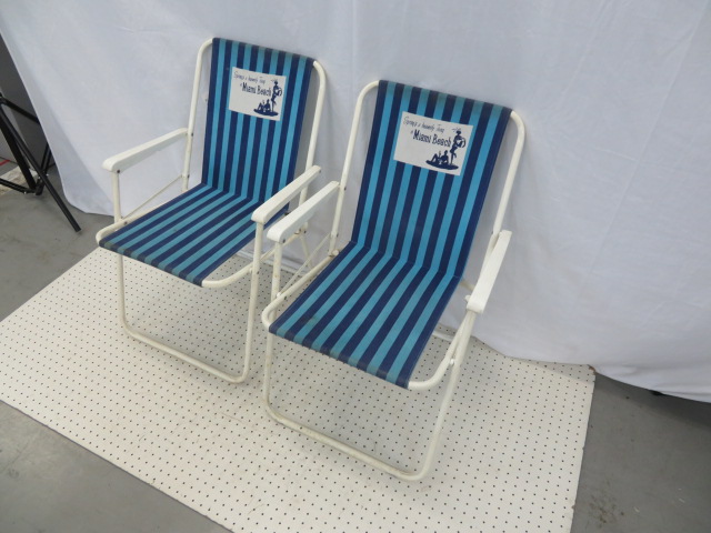 ノーブランド ローバックチェア2脚セット