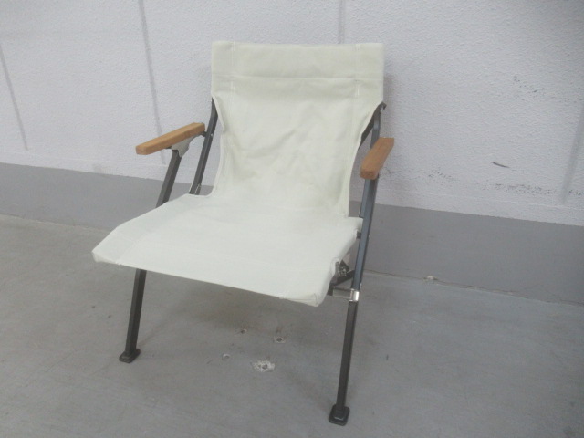 Snow Peak（スノーピーク） ローチェアショート アイボリー (2)