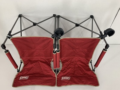 Coleman（コールマン） カップホルダー付きスリムチェア 2脚セット