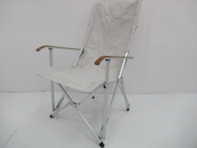 ogawa（小川・キャンパルジャパン） ハイバックチェア コットン ライトグレー (1)