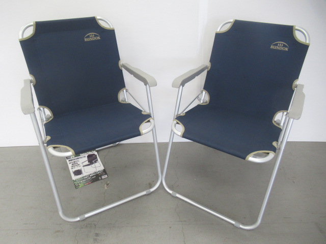 BUNDOK（バンドック） アルミフォールディングチェア 2脚セット