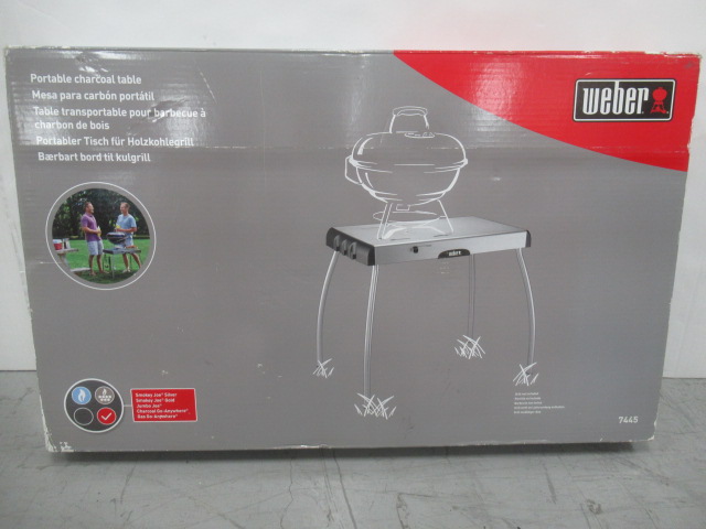 Weber（ウェーバー） ポータブルチャコールテーブル (1)