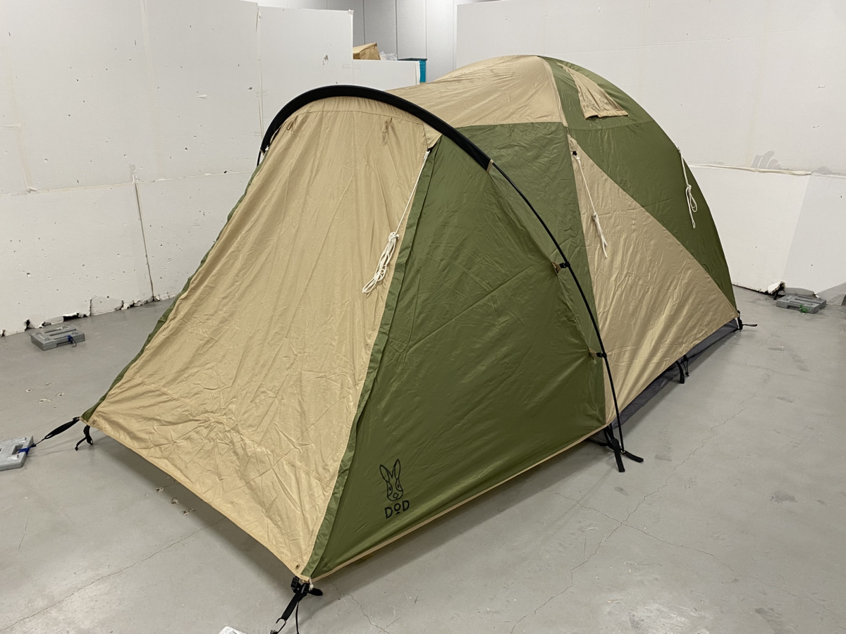 １回のみ使用【美品】DOD ザテントM ザ・ワンタッチテントM（カーキ） T3-673-KH - DOD（ディーオー
