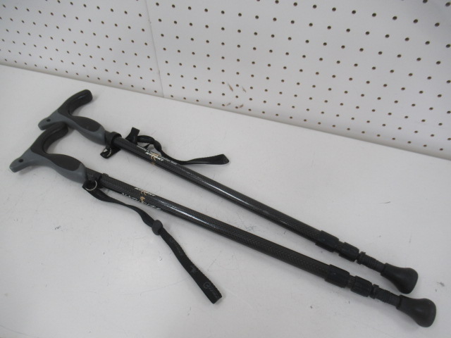 その他ブランド KIZAKI カーボントレッキングポール 2本セット