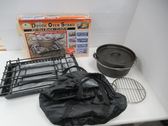 CAPTAIN STAG（キャプテンスタッグ） ダッチオーブン＆ダッチオーブンスタンドセット