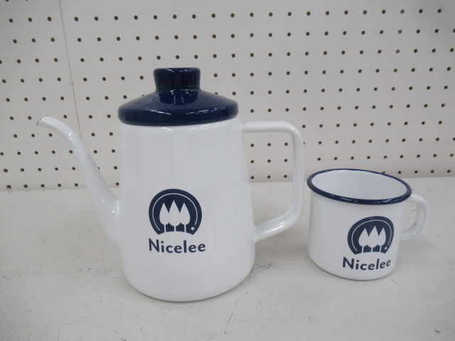 その他ブランド Nicelee ホーロードリップポット・マグカップセット