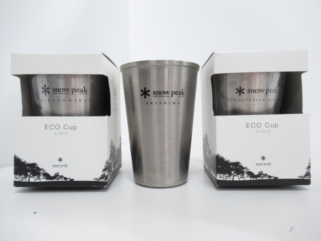 Snow Peak（スノーピーク） ECOカップ 3点セット