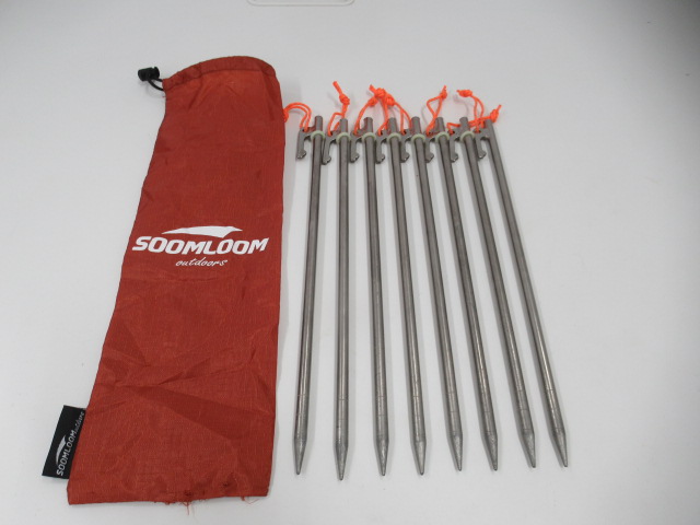Soomloom（スームルーム） チタンペグ 30cm 8本