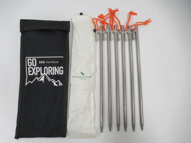 その他ブランド boundless voyage チタンペグ 6本 セット