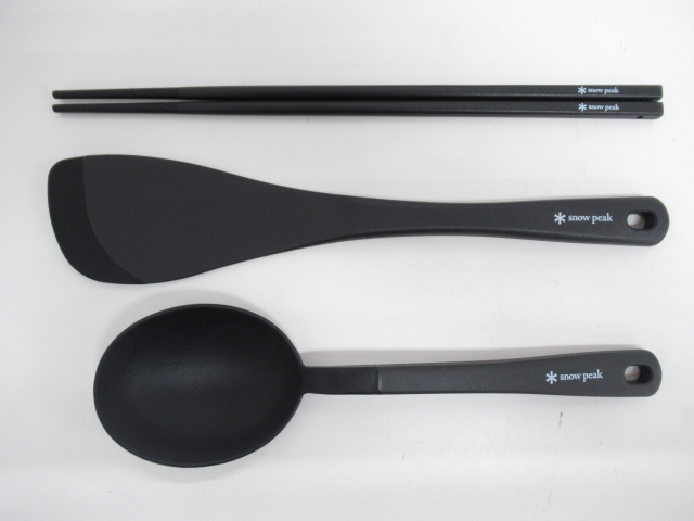 Snow Peak（スノーピーク） シリコーン菜箸、スパチュラ、キッチンスプーンセット