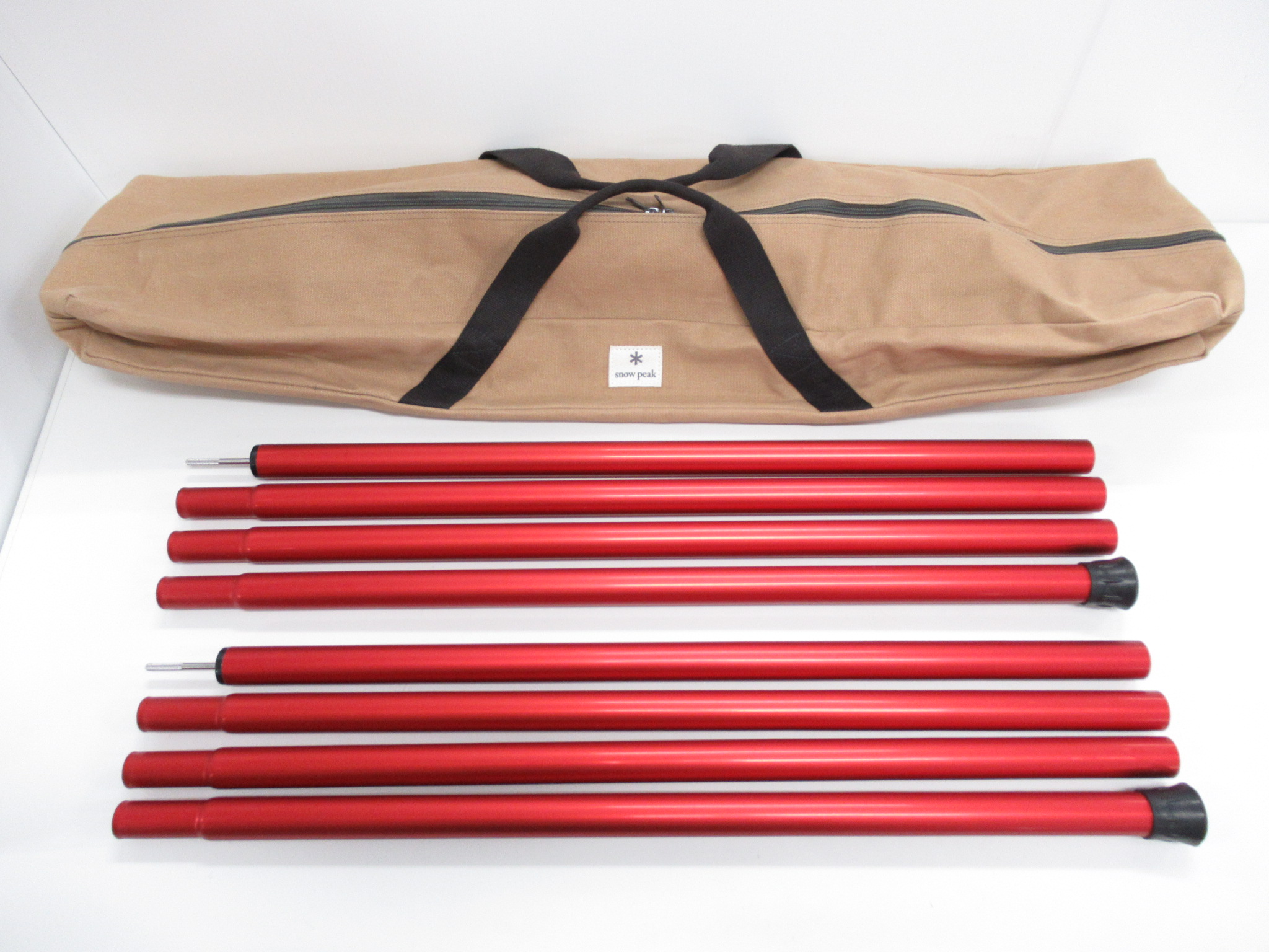 Snow Peak（スノーピーク） ウイングポールレッド 280cm セット