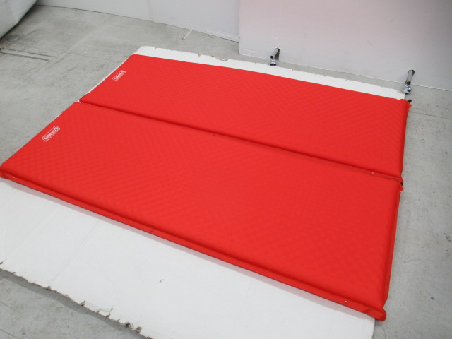 Coleman（コールマン） キャンパーインフレーターマット/Wセット レッド