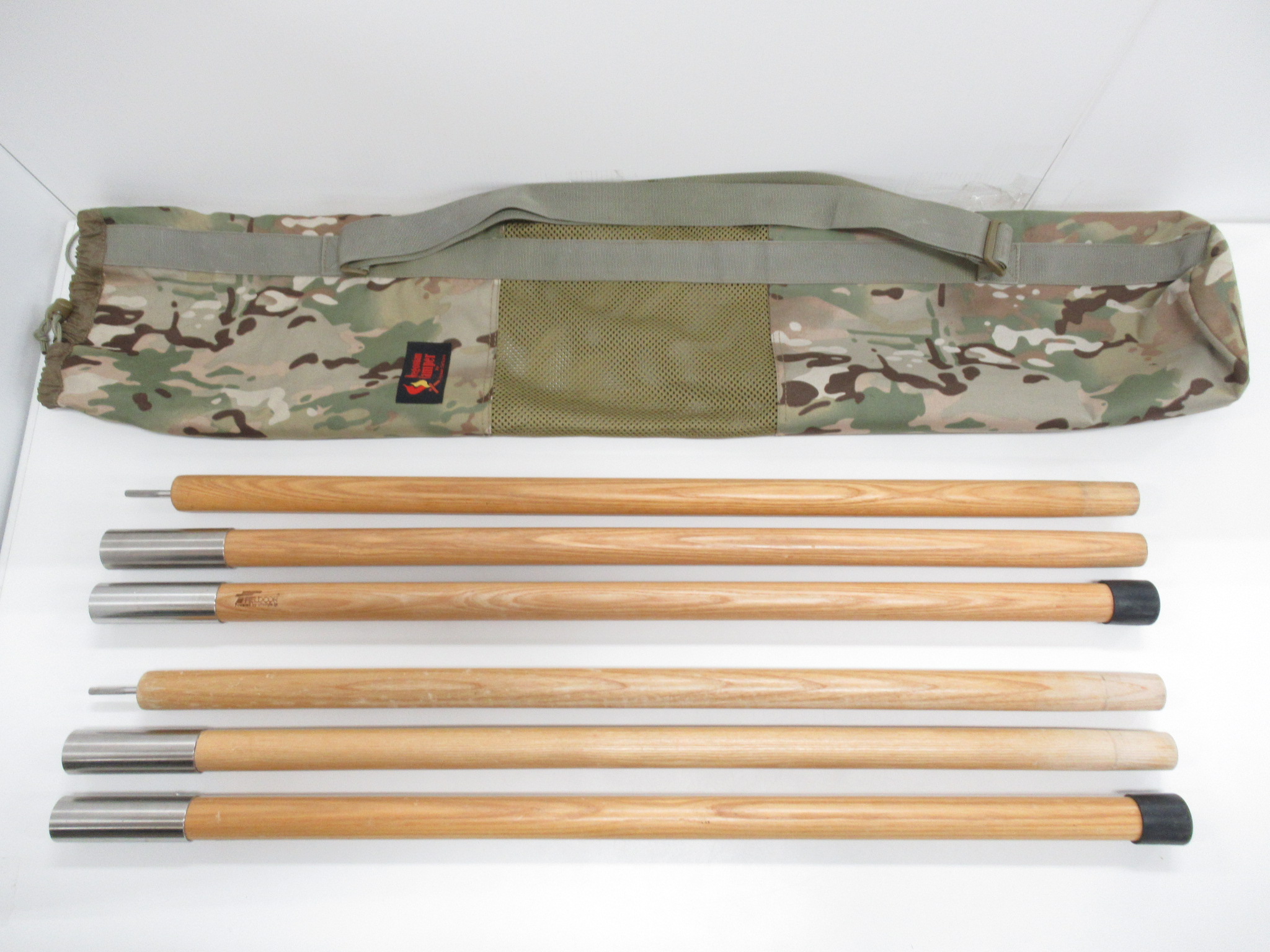 FIELDOOR（フィールドア） 木製テントポール 240 セット