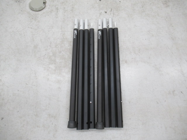 FIELDOOR（フィールドア） アルミテントポール 280 2本 ケースセット