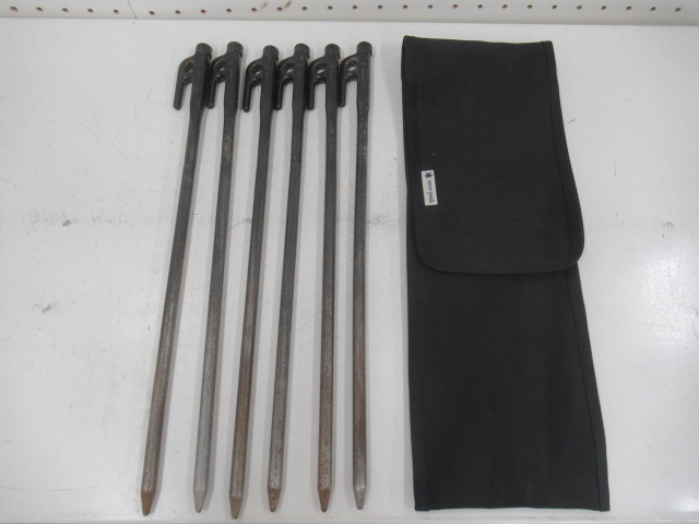 Snow Peak（スノーピーク） ソリッドステーク40×6本 ケースセット