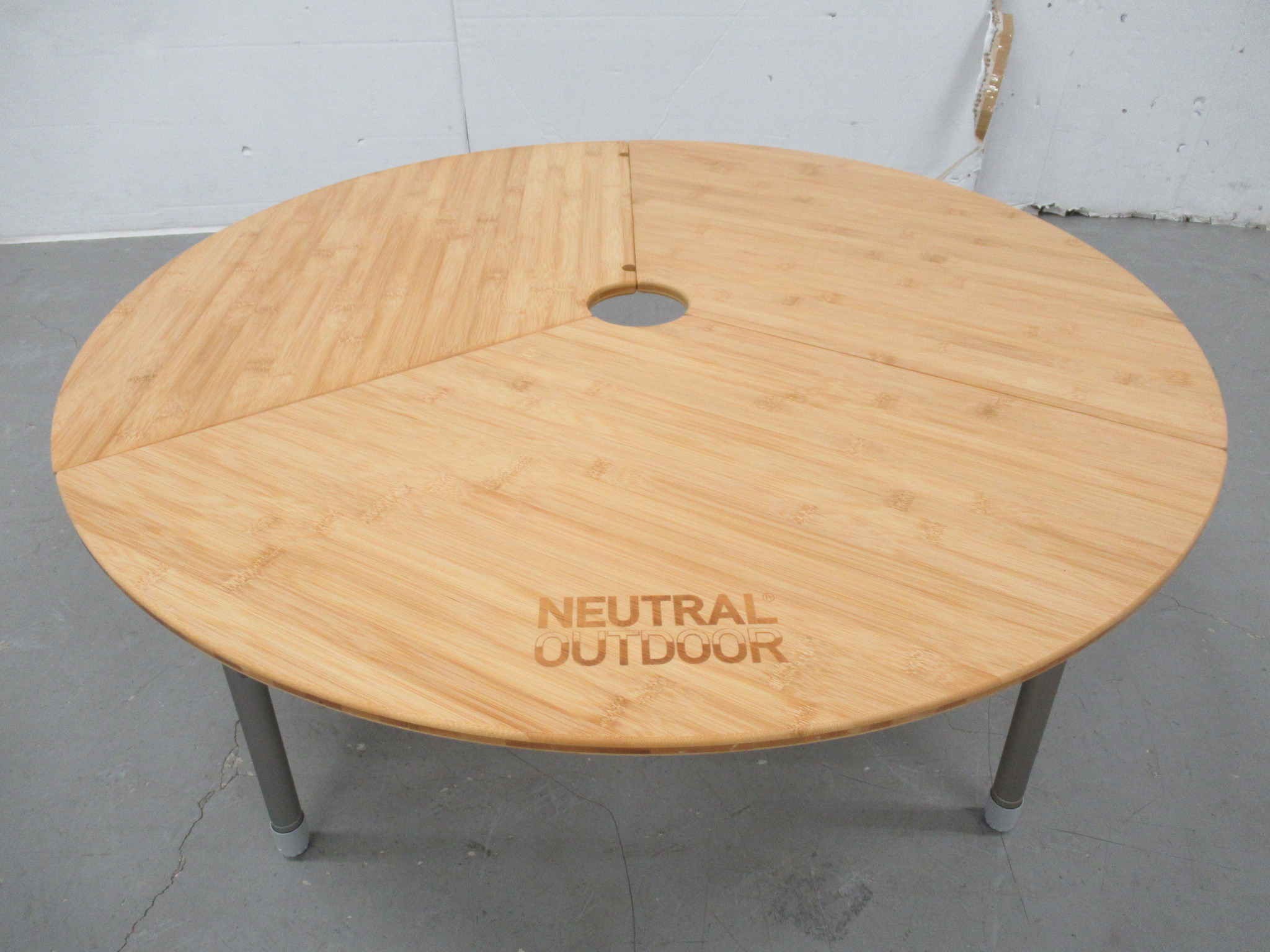 NEUTRAL OUTDOOR（ニュートラルアウトドア） バンブーラウンドテーブル