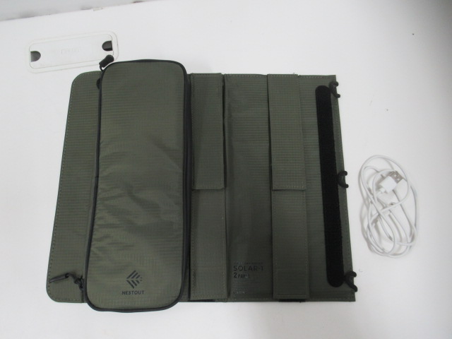 その他ブランド エレコム ソーラーチャージャー 2パネル/14W 2.1A