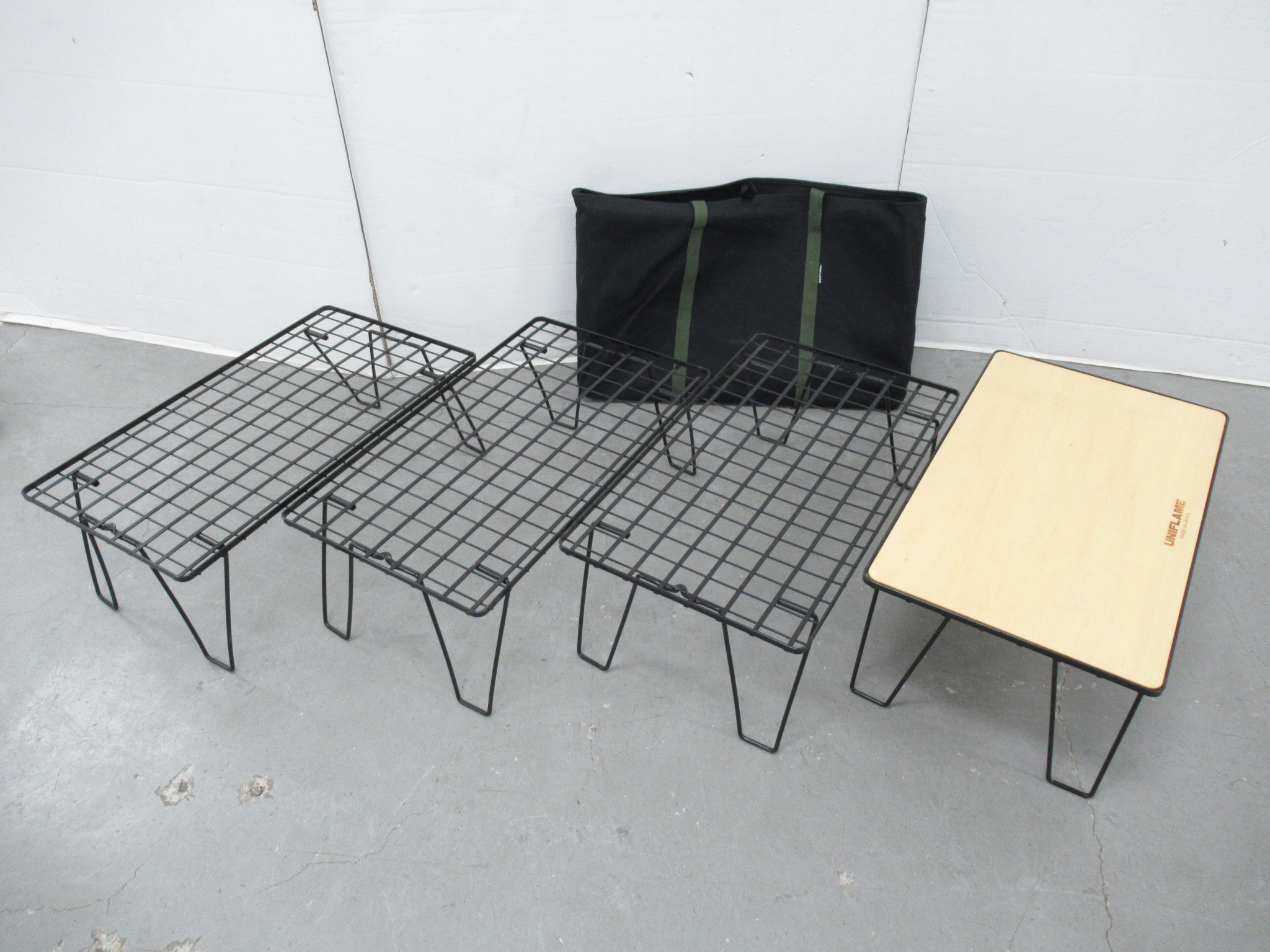 フィールドラック4点・天板・ケースセット | アウトドア用品