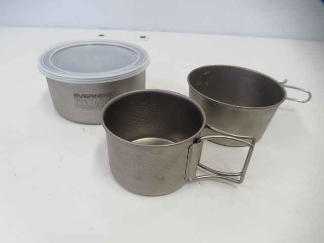 EVERNEW（エバニュー） Ti storage pot/Dekoboco Ti cup