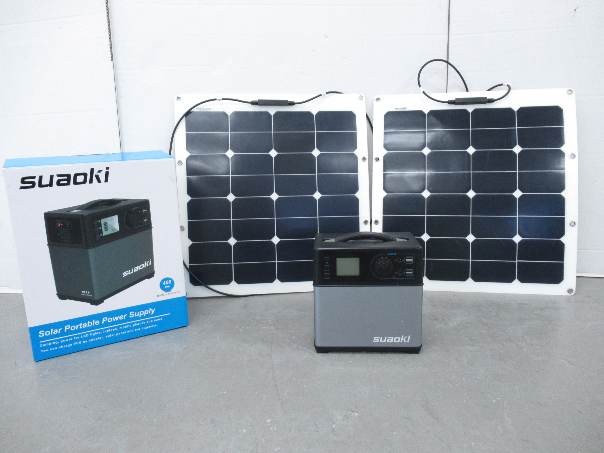 その他ブランド suaoki ポータブル電源400Wh・ソーラーパネルセット