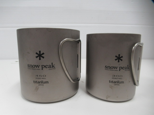 チタンダブルマグ 300+450 | アウトドア用品・アウトドアグッズの中古