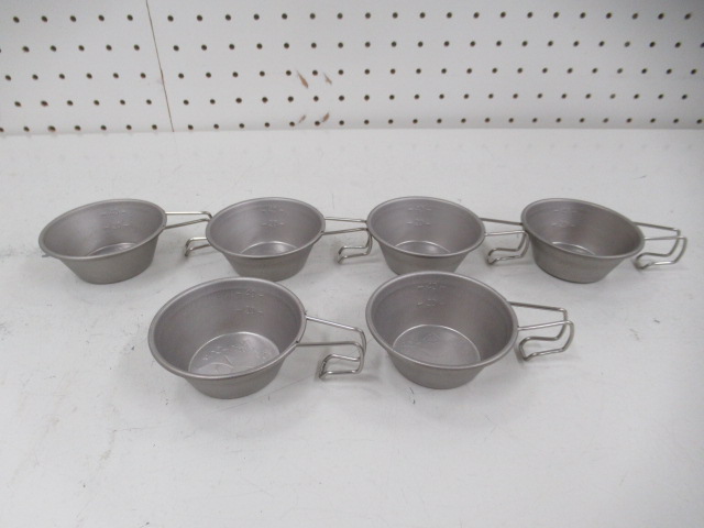 Snow Peak（スノーピーク） チタンミニシェラカップ 2024 AUTUMN 6点