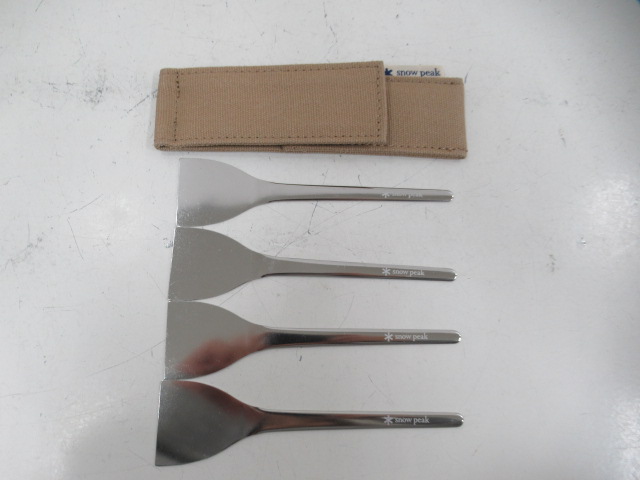 Snow Peak（スノーピーク） もんじゃヘラ 4個セット