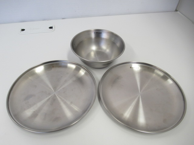 Snow Peak（スノーピーク） テーブルウエア プレートL 2枚 ボールM セット