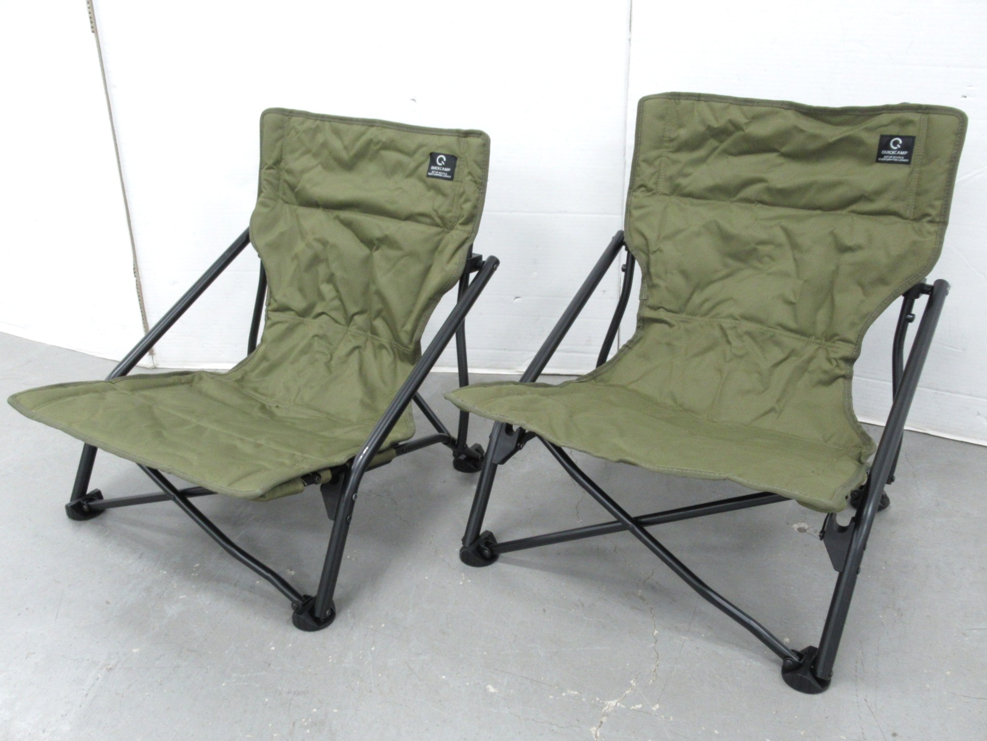 QUICKCAMP（クイックキャンプ） 収束式ローチェア2脚セット