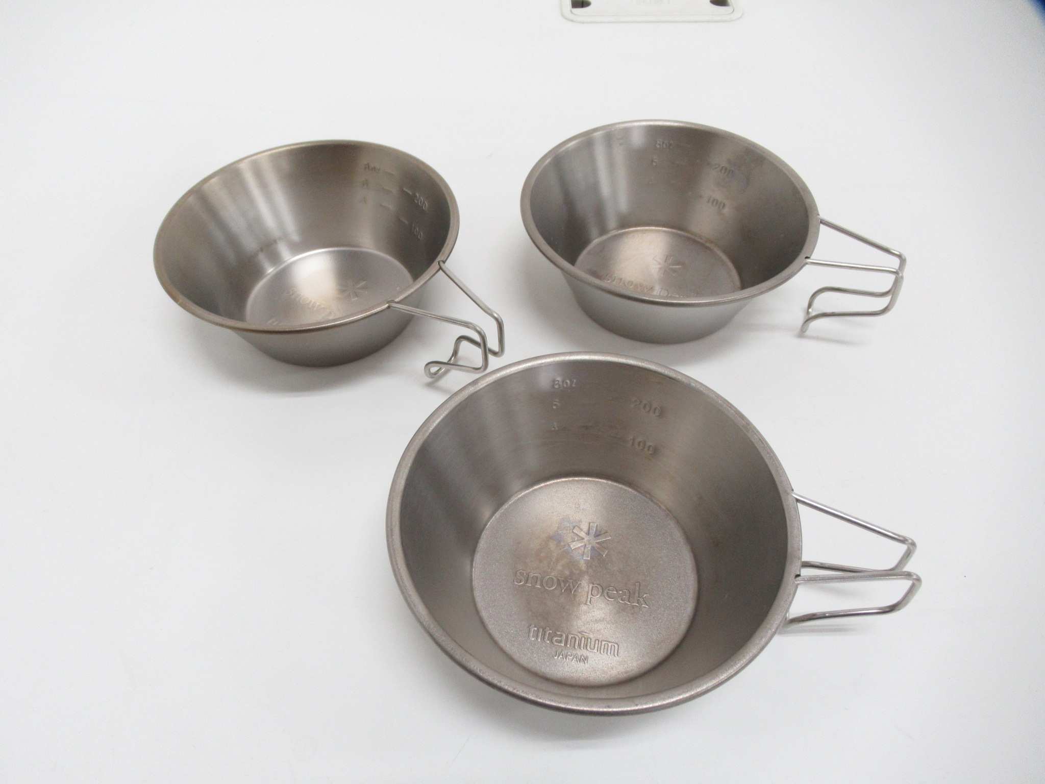 Snow Peak（スノーピーク） チタンシェラカップ E-104 2個セット