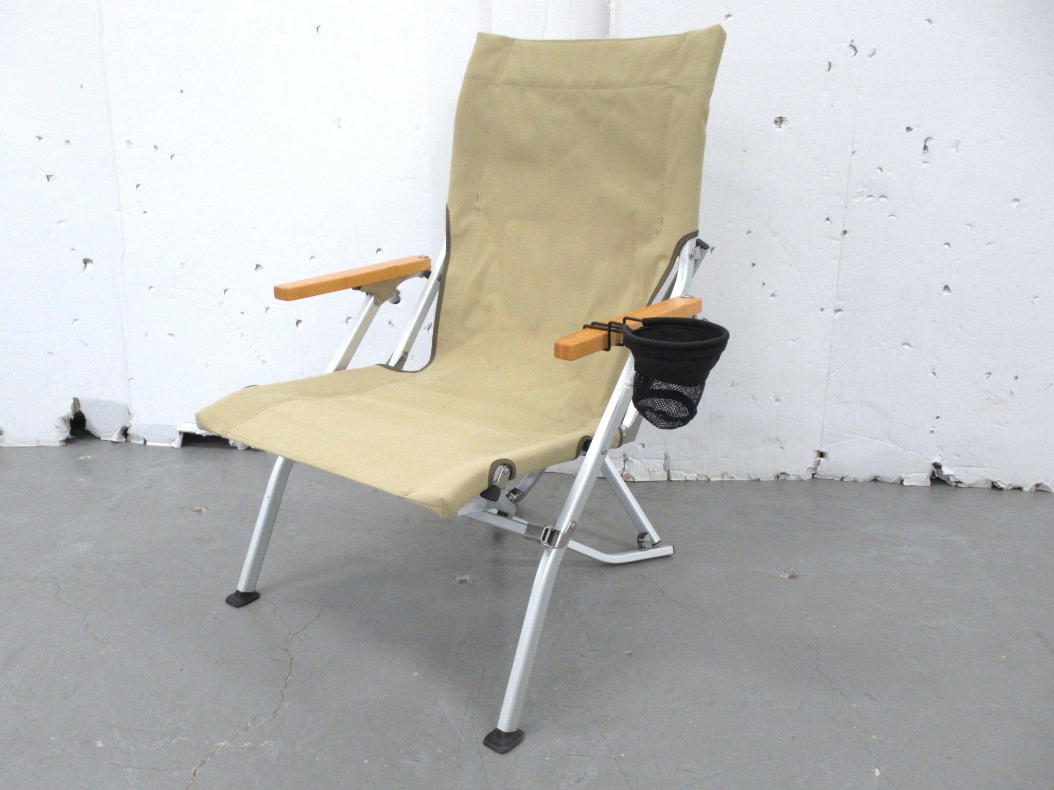 Snow Peak（スノーピーク） ローチェア30 カーキ カップホルダーセット