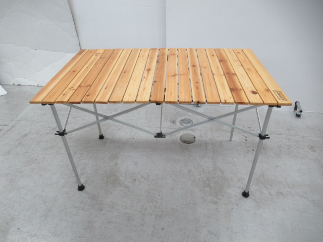 Coleman（コールマン） ナチュラルウッドロールテーブル 110