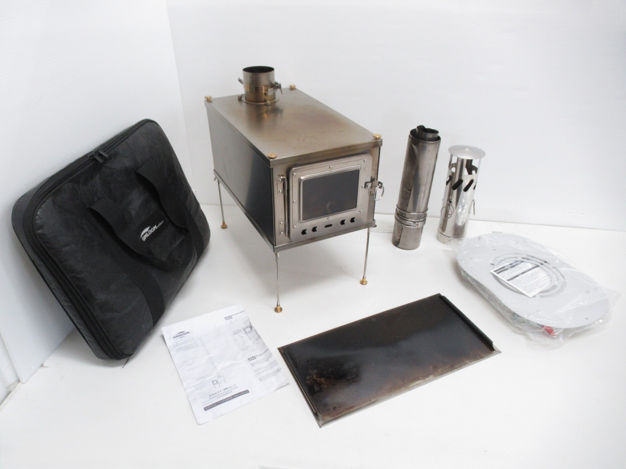 Soomloom（スームルーム） チタン薪ストーブ Wintour UL セット