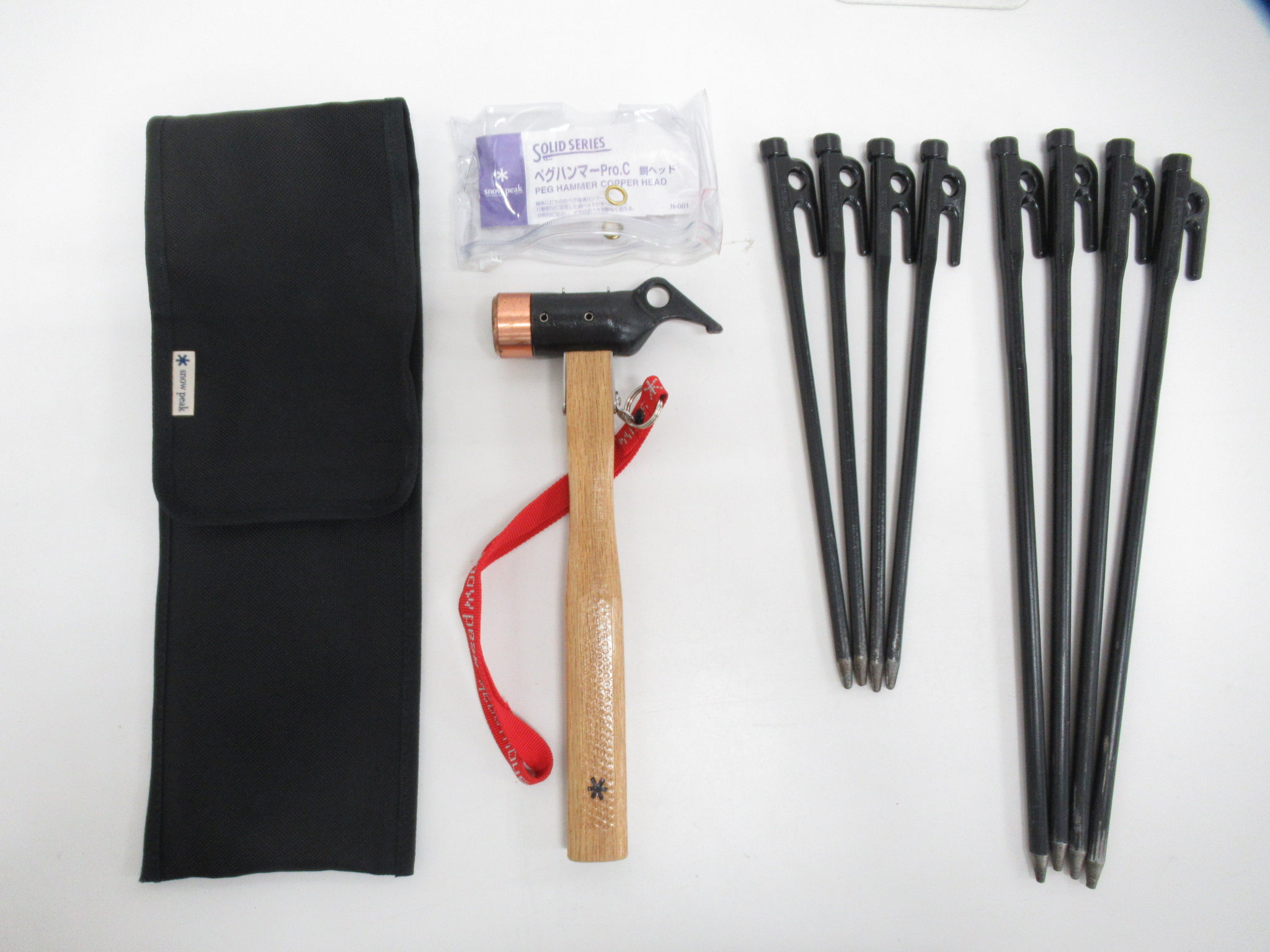 Snow Peak（スノーピーク） ソリッドステーク40×4・30×4・ハンマーセット