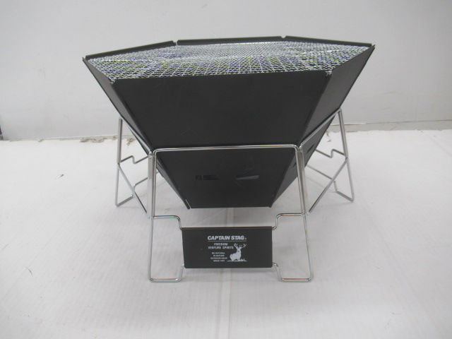 CAPTAIN STAG（キャプテンスタッグ） CSブラックラベル ヘキサステンレスファイアグリル