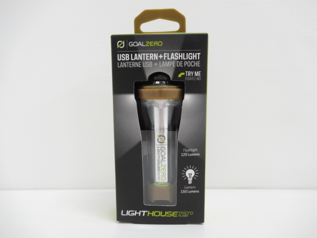 Goal Zero（ゴールゼロ） ライトハウス マイクロフラッシュ 日本別注カラー ベージュ