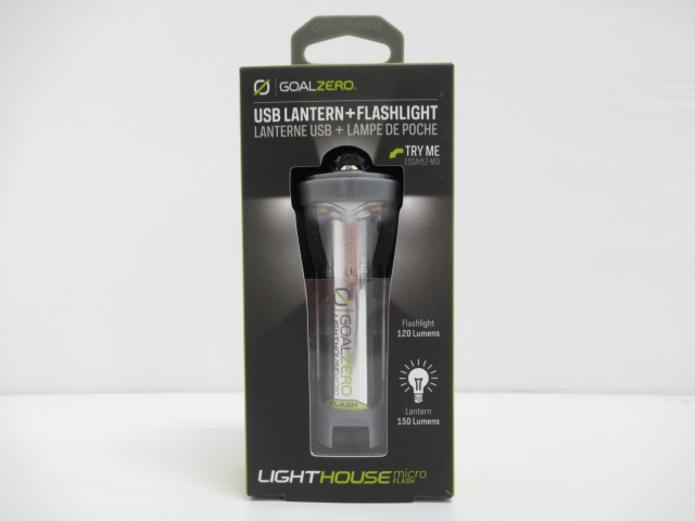 Goal Zero（ゴールゼロ） ライトハウス マイクロフラッシュ 日本別注カラー グレー