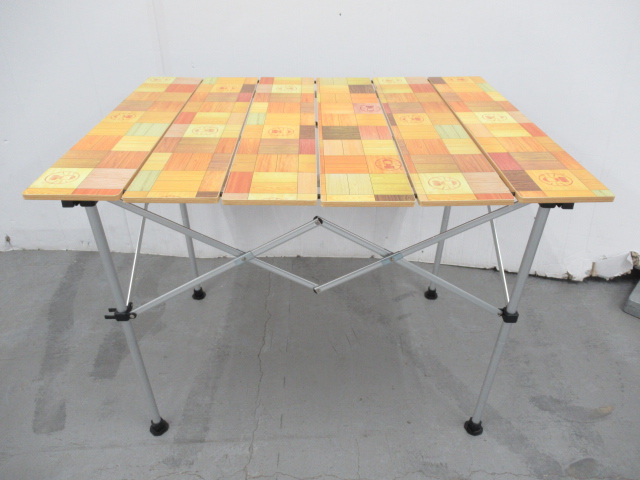 Coleman（コールマン） ナチュラルモザイクロールテーブル 90