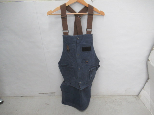 DOD（ディーオーディー） ベベベノヴェスト ネイビー エプロン ベスト