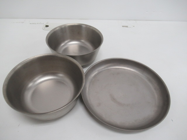 Snow Peak（スノーピーク） チタンプレート・ボウル セット