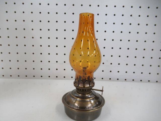 その他ブランド バーモントランタン オイルランプ ミニ アンバーグラス6.5