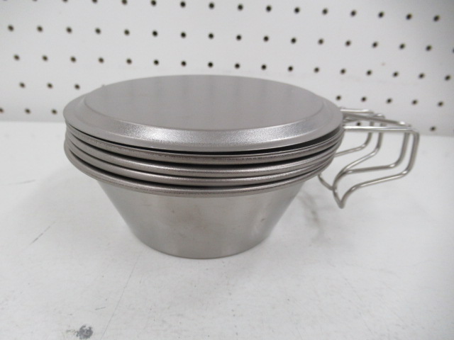 Snow Peak（スノーピーク） チタンシェラカップ 2個セット UFリッド フタセット