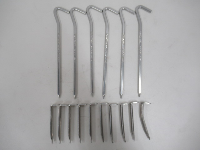 UNIFLAME（ユニフレーム） ジュラパワーペグ 6本 ちびペグ10本 セット