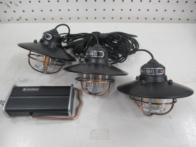 Barebones Living（ベアボーンズリビング） エジソン ストリングライトLED パワーバンクセット