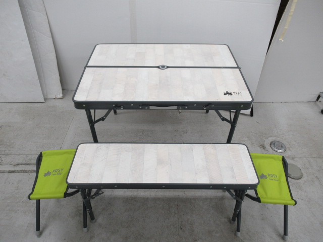 LOGOS（ロゴス） ROSY ファミリーベンチテーブルセット