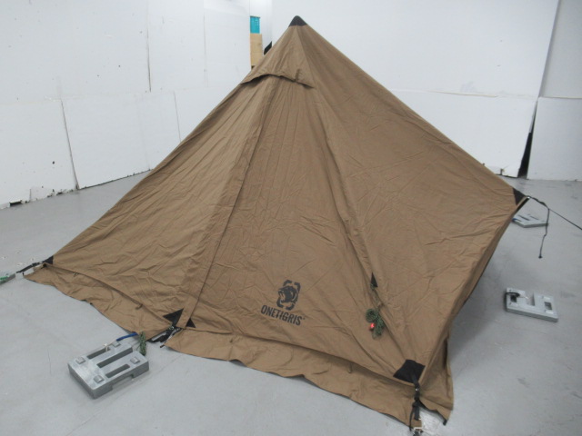 ONETIGRIS（ワンティグリス） コニファー T/C チムニーテント ブラウン