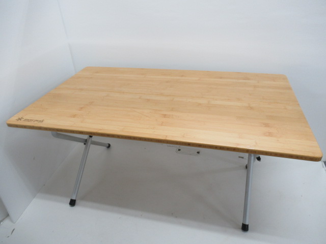 Snow Peak（スノーピーク） ワンアクションローテーブル竹(1)