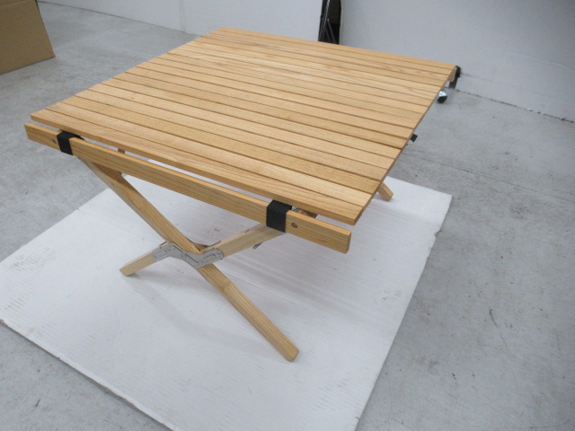 OUTPUT LIFE（アウトプットライフ） ウッドロールトップテーブル スクエア Lサイズ